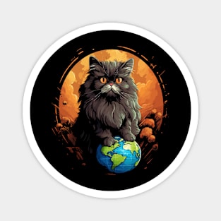 Persian Cat Earth Day Magnet